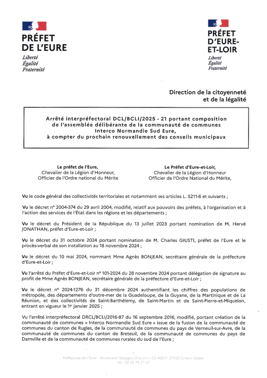 Conseillers communautaires